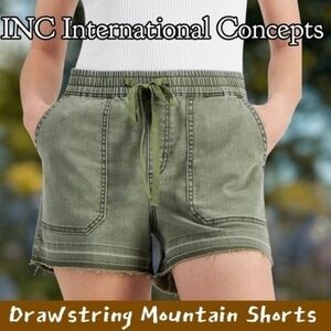 INC INTERNATIONAL CONCEPTS Women's Drawstring Pull-On Shorts NWT/XL